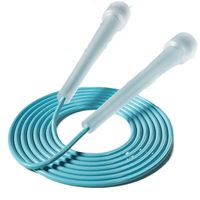 2.8m Racing Jump Rope Transparent Handle Lightweight Exam Jump Rope Professional Adjustable Sports Rope Loss Weight