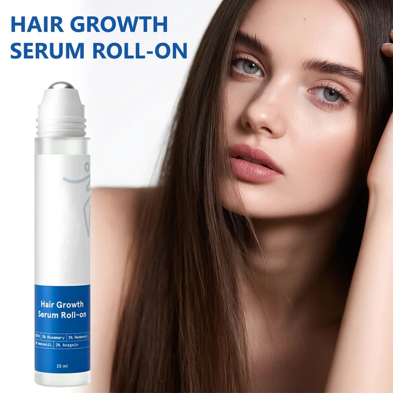 

Gentle Hair Roller Essence 25ml Nutritious Scalp Care Hair Root Roller Serum For Healthy Hair Growth And Scalp Treatment Gift