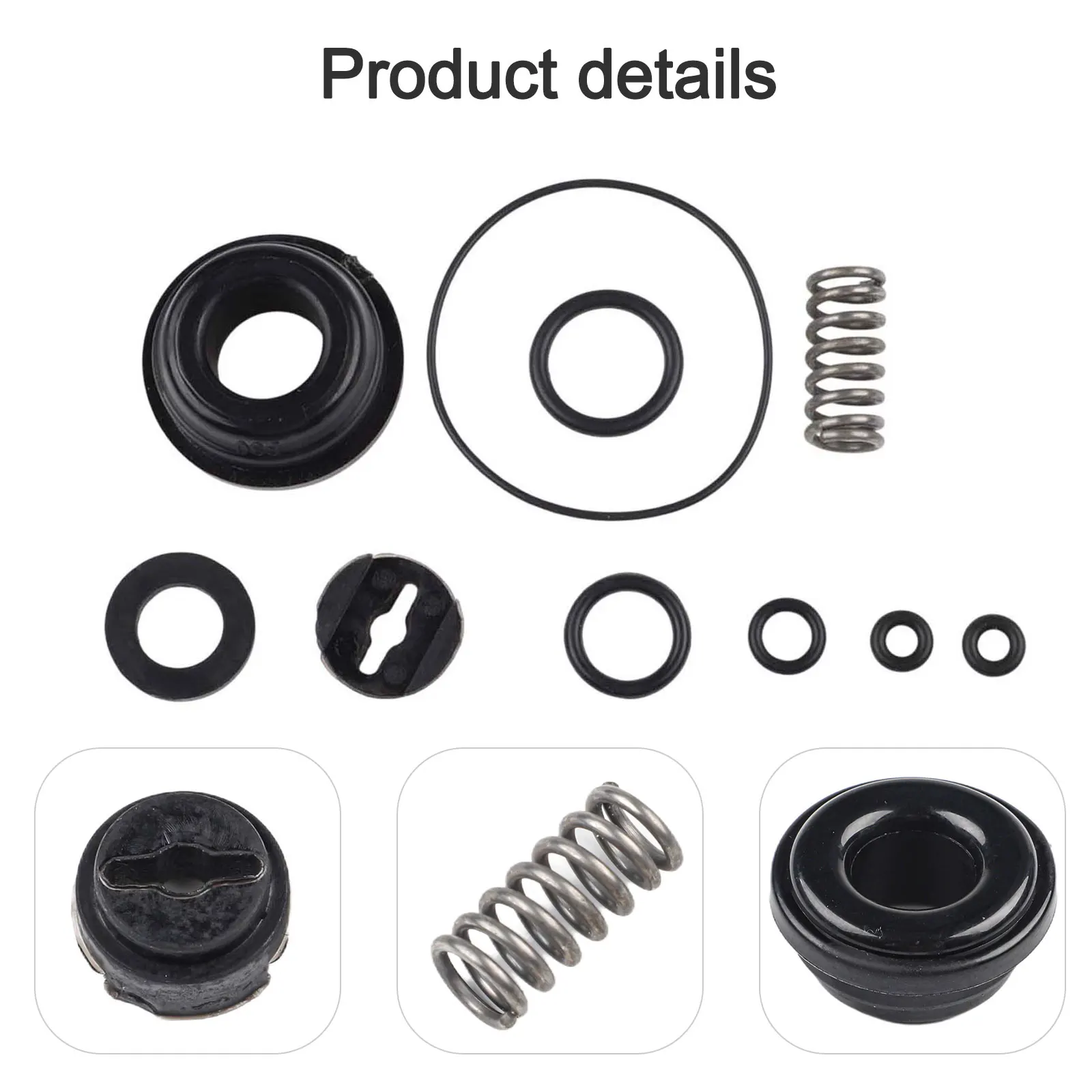 Complete Air Nailer Accessory Kit for F30 Pneumatic Nailer Rubber/Metal Kit with Seal Fittings and Accessories