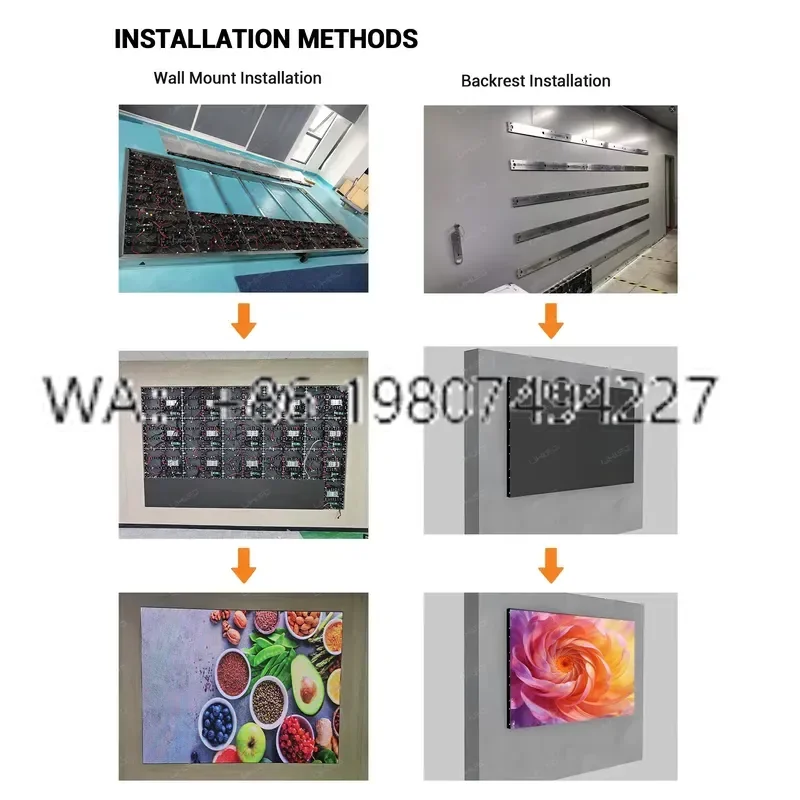 for UHLED P1.538 Indoor COB LED Display Screen Ultra HD Video Wall 7680Hz Refresh Rate ETL Certified Executive Boardroom