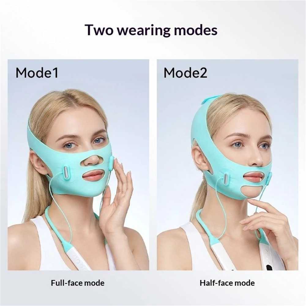 EMS Pulse Face Sculpting Mask Microcurrent V-Face Lifting Device Tightening Massager for Nasolabial Folds Apple Cheek Sleep