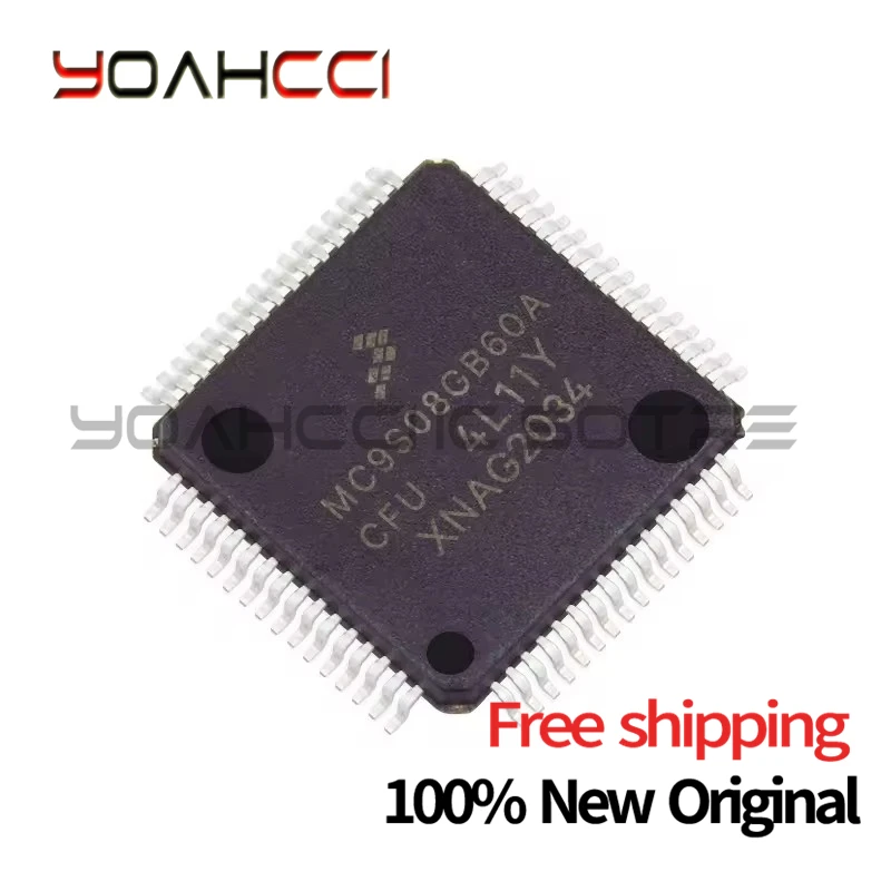 

(5-10piece) 100% New MC9S08GB60ACFUE MC9S08GB60A QFP-64 Chipset Original free shipping