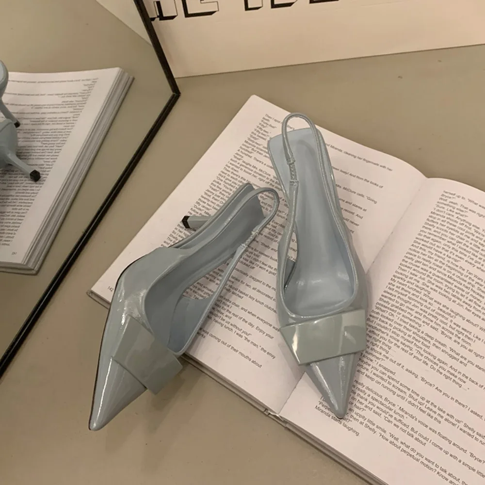 New Summer High Heel Women Sandals Fashion Pointed Toe Singbacks Shoes Design Style Banquet Party Sandalias Shoes