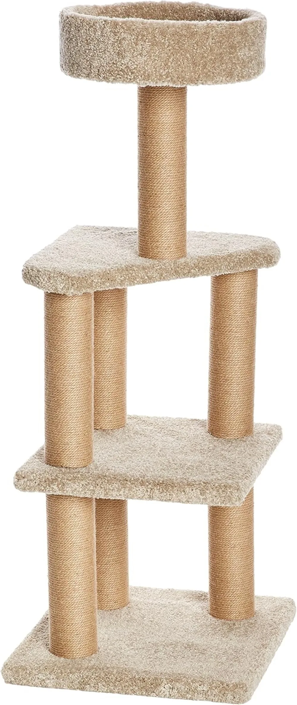 Cat Tree Indoor Climbing Activity Tower with Scratching Posts, multi-level, Large, 17.7