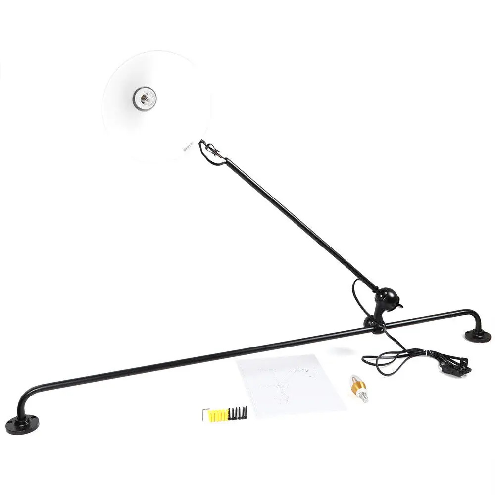 360 ° سوينغ الذراع الطويلة الجدار الشمعدان مصباح قابل للتعديل الرجعية غرفة نوم السرير تركيبة إضاءة E14 لمبة وشملت #3
