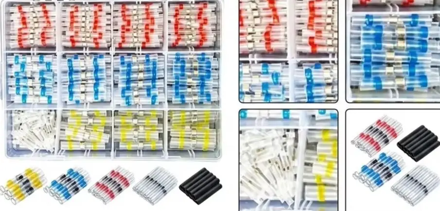 800PCS Heat Shrink For Solder Connectors Waterproof Wire Terminals Kit For Automotive Marine Home DIY Electrical Projects