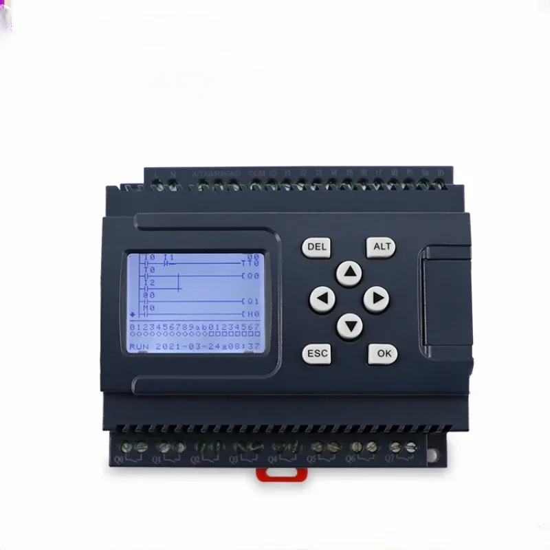 

Plc logic control ladder diagram programming communication monitoring simple PLC PR20