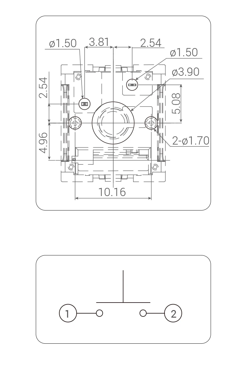 Kailh Box Kristall Marineblau Tastaturschalter Mechanische Tastatur Heavy Handfeel IP56 DIY Spiel Clicky Switches – Detail 8