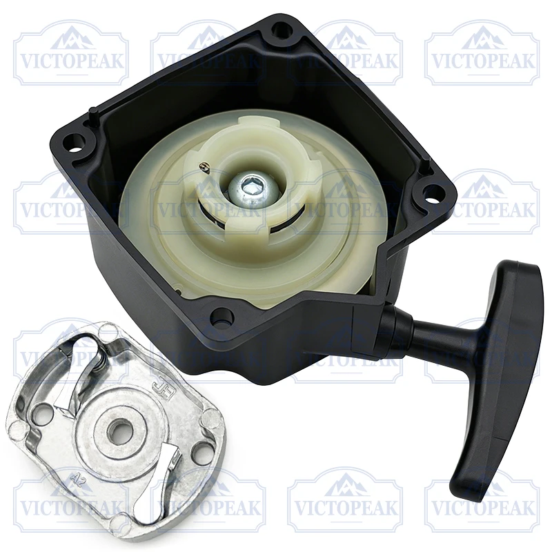 Rückzugstarter-Zugset für 43CC 49CC 52CC Freischneider, Rasentrimmer, Ersatzteile, Garten-Elektrowerkzeug-Zubehör – Detail 3