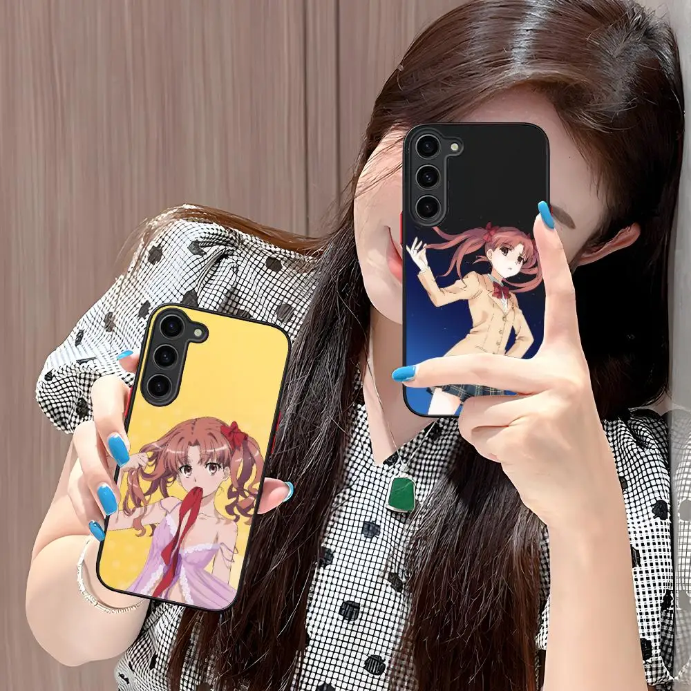 Scientific Railgun Kuroko Phone Case for Samsung Galaxy S26 S25 S24 S23 S22 S21 Plus FE Ultra Skin Feel Shockproof Cover