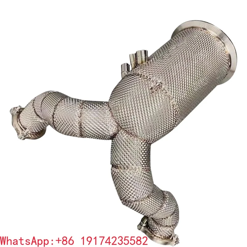 

Exh-aust Downpipes for Porsche CAYENNE Pipes System With Heat Shield