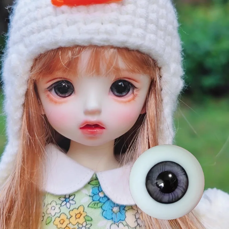 Bjd Doll Glass Eye Beads Natural Gray Eyes 18mm Normal Iris Doll Accessories