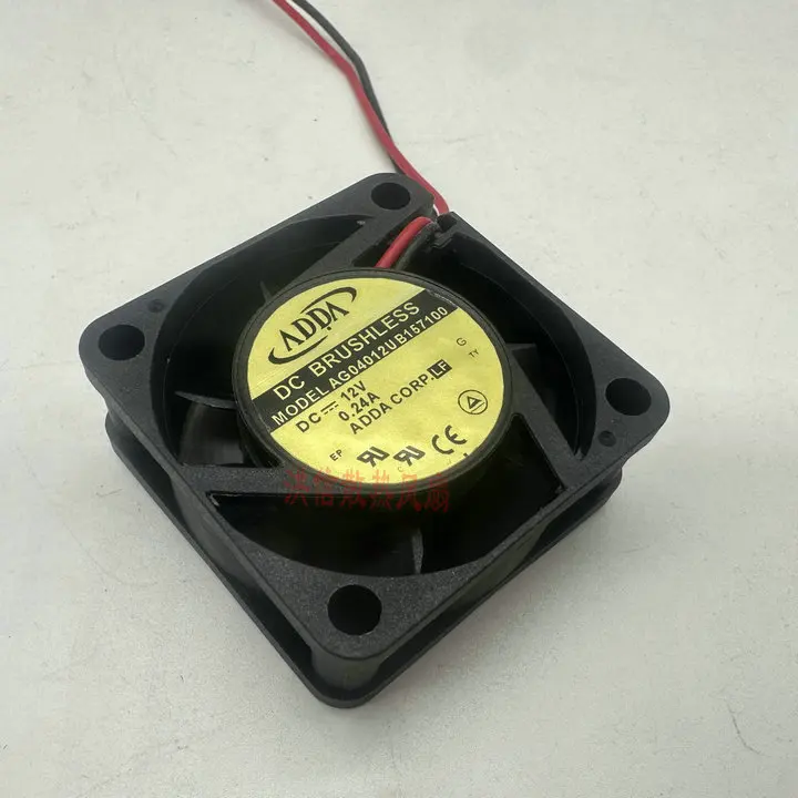 ADDA AG04012UB157100 DC 12V 0.24A 40x40x15mm 2-Wire 40mm مروحة تبريد