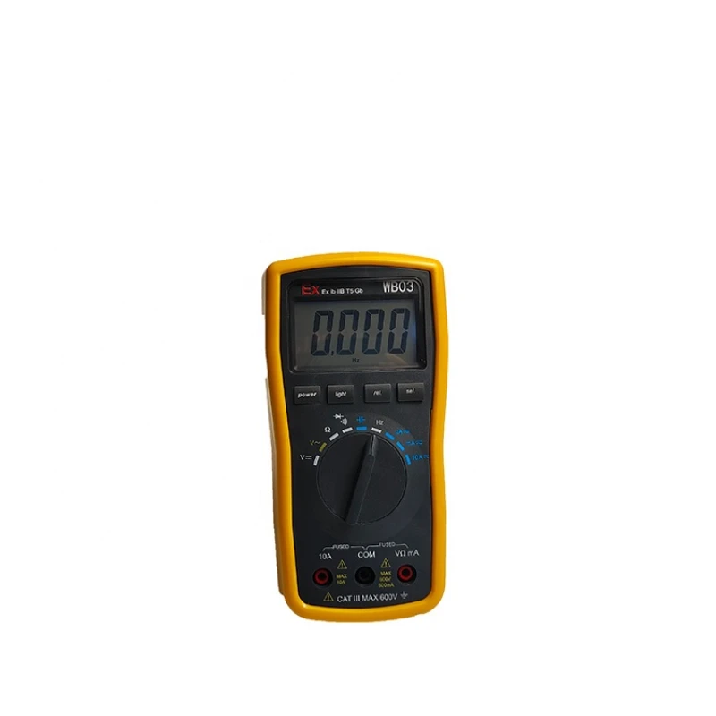 WB03 Professional Production Voltage Current Resistance Clamp Multimeter Accessories Explosion-proof Digital Multimeter