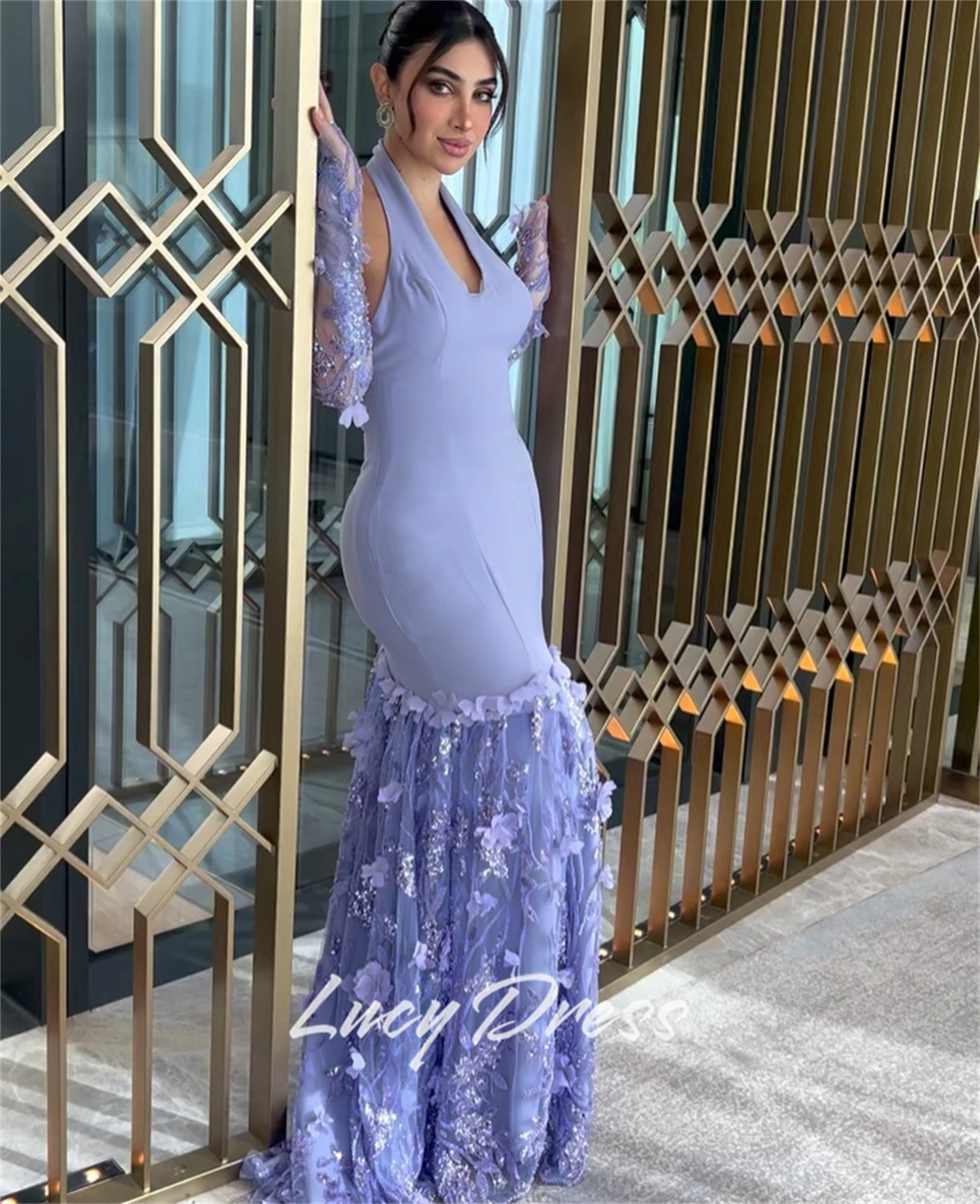 Lucy robes de soirée personnalisées robe de soirée de mariage sirène robe d'occasion spéciale robes d'anniversaire robes de bal de luxe fête