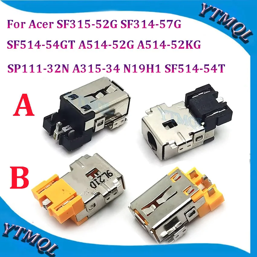 10-100Pcs DC Power Jack Connector For Acer SF315-52G SF314-57G SP111-32N A315-34 N19H1 SF514-54T SF514-54GT A514-52G A514-52KG