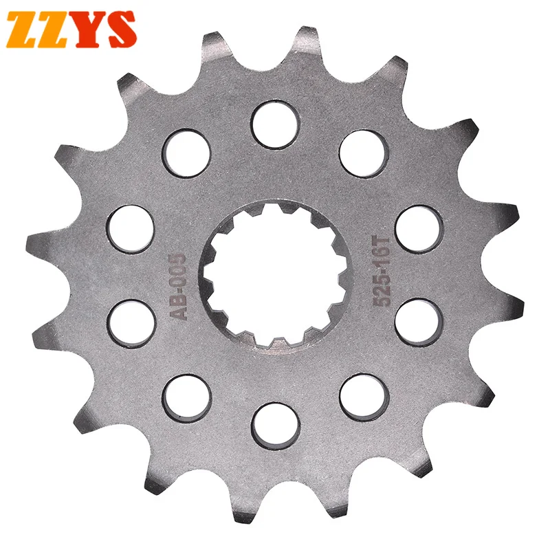 525-16T 525 16T 16 Tooth Forged Front Sprocket Gear Wheel Cam Pinion For Triumph Road 660 Street Triple S A2 Licence 2017-2022