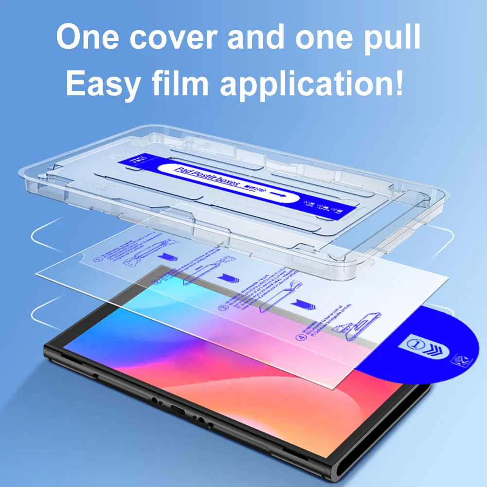 Displayschutzfolie, kein Staub, Spielkonsolenschutz, keine Blasen, HD-Displayschutzfolie, NS2-Displayschutzfolie, Installationsset