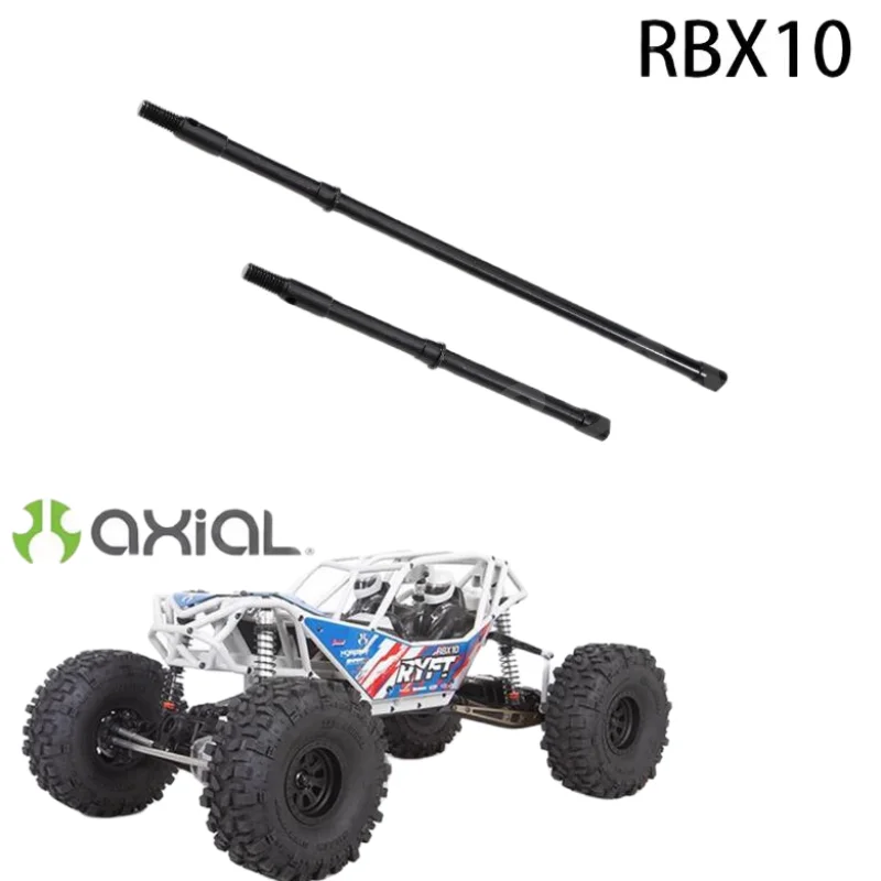 Hard Steel Drive Shaft Rear Axle Shaft Dog Bone Upgrades Parts for Axial RBX10 Ryft 1/10 RC Crawler Car Accessories