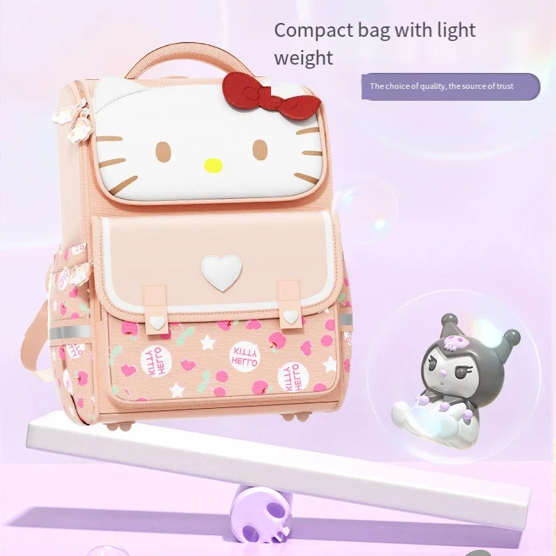 حقيبة ظهر مدرسية جديدة للأطفال من سانريوس، شخصية أنيمي للطلاب، سعة كبيرة، حماية ريدج قابلة للتنفس، رسوم متحركة كاواي