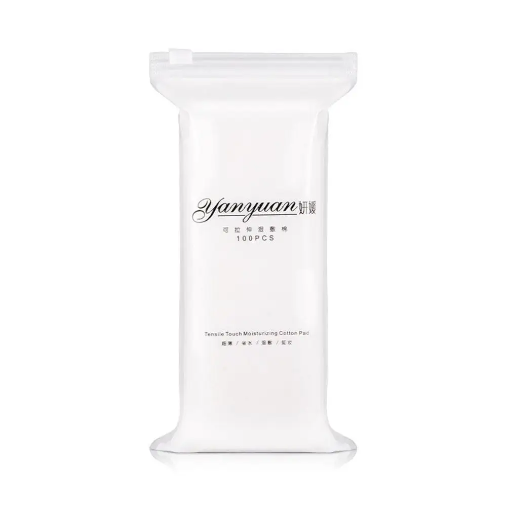 Almohadilla de algodón de compresión húmeda, mascarilla estirable, vendaje de papel, almohadilla desmaquillante fina limpia y sanitaria para hidratación Facial F7Y2