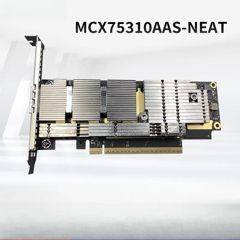 High Speed Data Network Card, 400Gbps Ethernet Adapter Compatible with ConnectX-7 and ConnectX-8