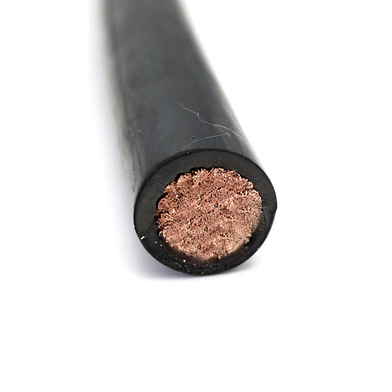 Rubber Copper Welding Cable 16mm 25mm 35mm 50mm 70mm 95mm Flexible Welding Machine Cable for 200 400 amp