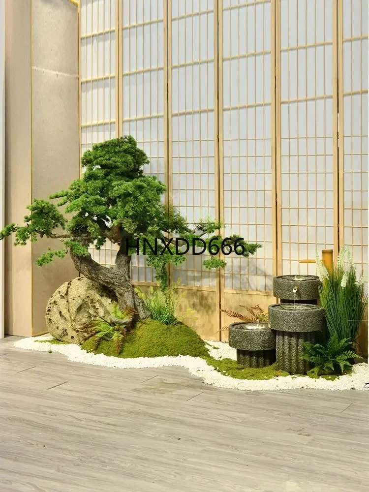 

Indoor simulation pine landscape landscaping living room flowing water ornament circulating water office