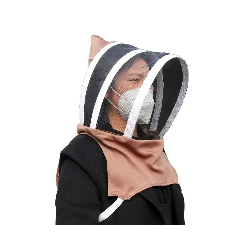 New Bee Hat Breathable Integrated Bee Fishing Closed Hat Full Set Thickened Mosquito and Bee Hat Beekeeping Tools