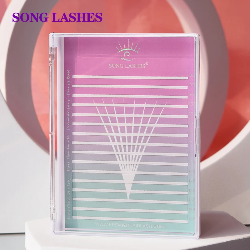 SONG LASHES Mega Box Fans Taca do przechowywania przedłużania rzęs Delikatne prywatne etykiety Wysokiej jakości profesjonalne narzędzia do makijażu