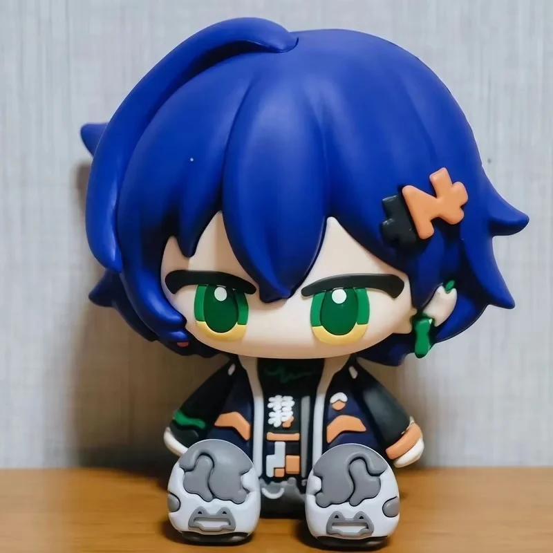 Mihoyo Game GK Zenless Zone Zero Phathon Lenzhe Q-Version Figur Niedliches Anime-Modell Spielzeug Auto-Ornament Desktop-Deko Geschenk 8cm