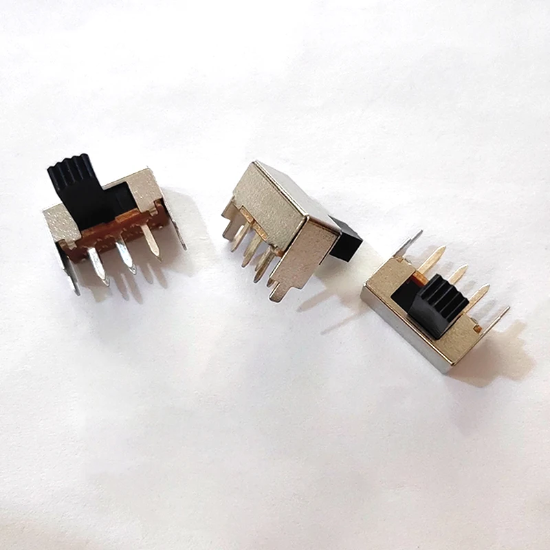 1-20PCS SK-22F03 Slide Switch 6 Pin 2 Position SPDT Power Toggle Switch 5/7/9/10/12mm Actuator Height For PCB Circuit Control
