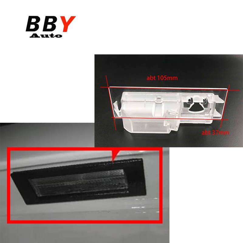 License plate camera For Fiat Tipo Fiat Egea 4D Sedan 5D HB 5D wagon 2015 ~2019 night vision Backup Rear view Camera