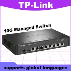 Tp-link TL-ST2008  Ethernet Switch 10 Gigabit 10000mbps Web Manager 8*10gbps RJ45 Backbone Networking Hub of Mining Machinery