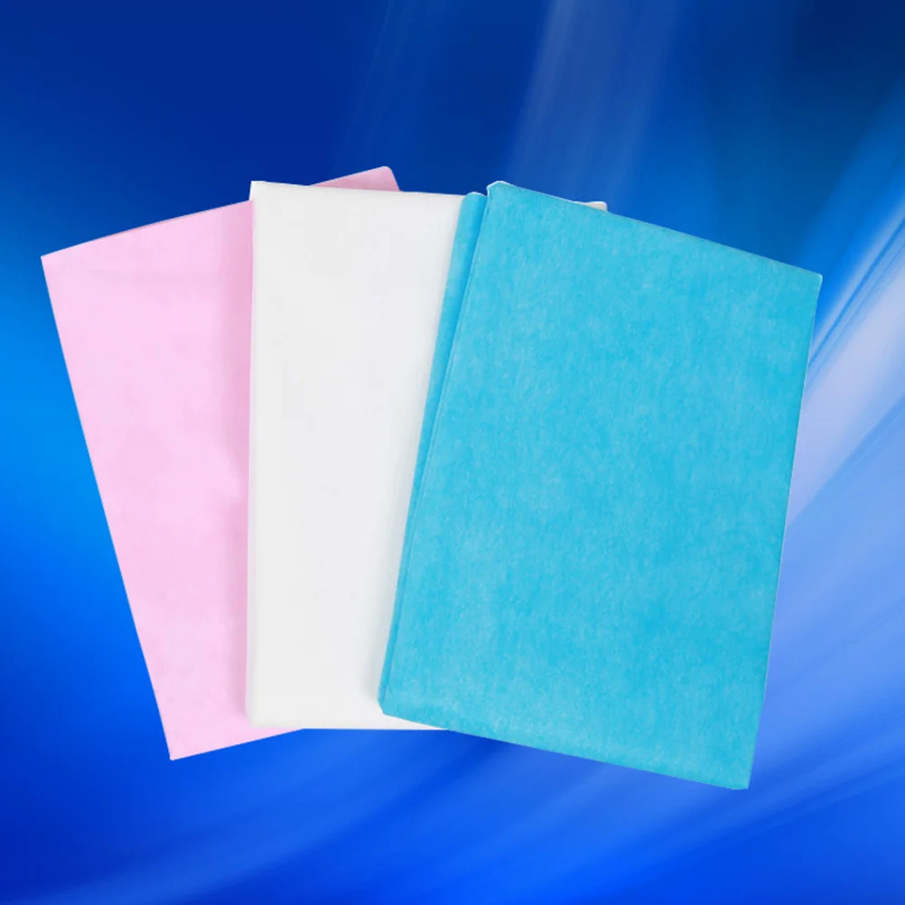 

10Pcs Disposable Water-Proof Bed Sheets Non-Woven Spa Massage Table Cover for Beauty Salon Hospital Home Travel Relaxation Blue