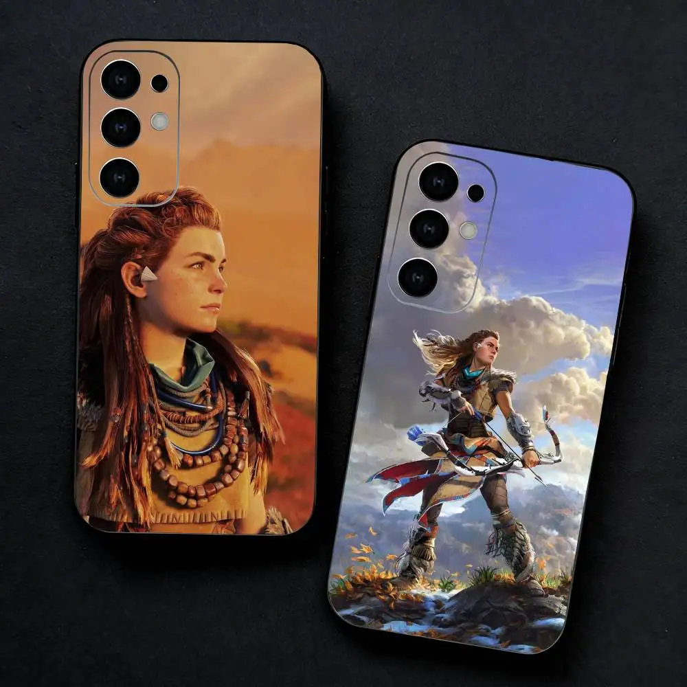 

Game H-Horizons Zero Dawn A-Aloy Phone Case For Samsung S25,S24,S21,S22,S23,S30,Ultra,S20,Plus,Fe,Note,5G Black Cover