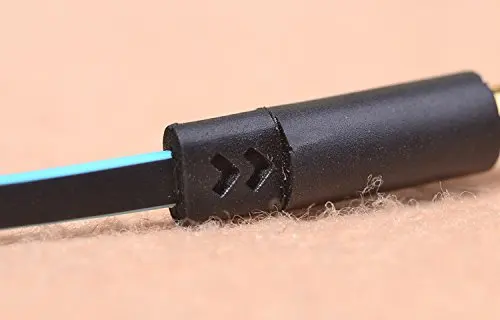 Vmota-Cabo de áudio AUX com controle remoto e microfone em linha, controle de volume para Apple, Android, linha estendida, azul, preto, 3,5mm