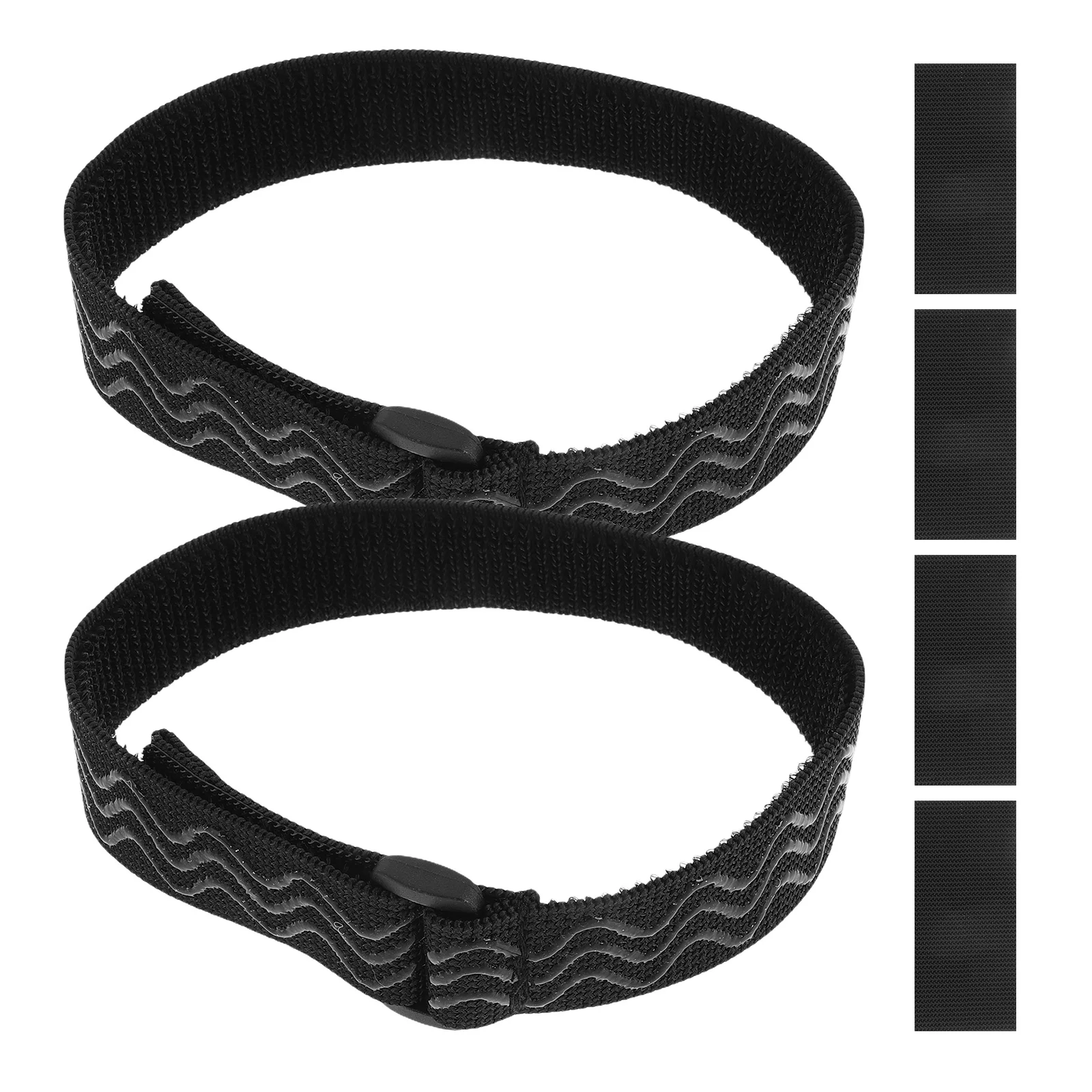 

2pcs Boot Straps Anti-Slip Fixing Holder Adjustable Elastic Fastening Belt Nylon Light for Women Hook Loop Design Adhesive