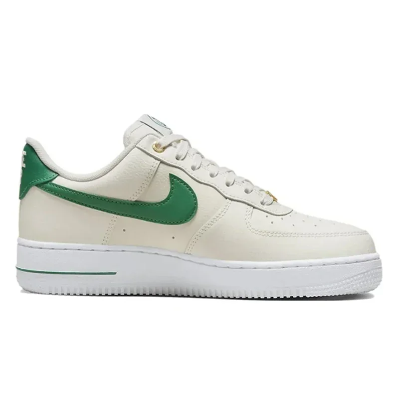 Nike-Air Force 1 Low 07 chaussures de skateboard, baskets unisexes, beige, vert, pour hommes et femmes