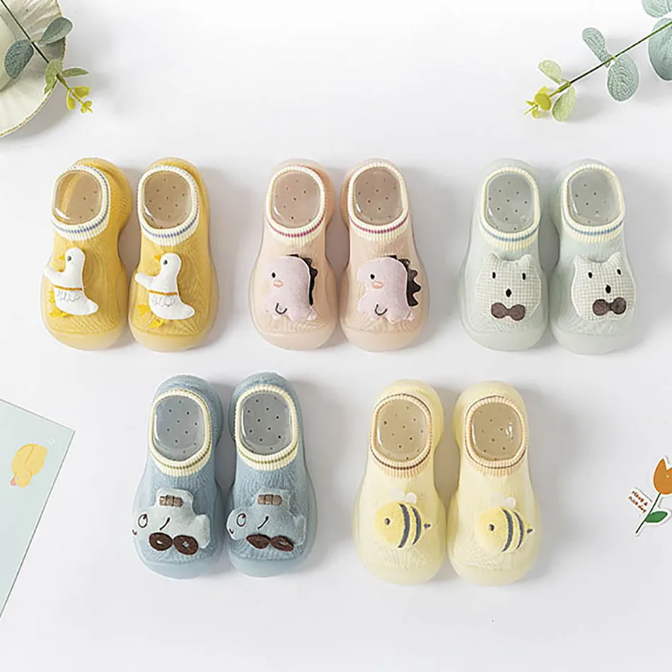 Baby Boy Girl First Walkers Shoes Toddler Baby Shoes Kids Rubber Non Slip Shoes Newborn Many Lovely Cartoon Pattern Shoes