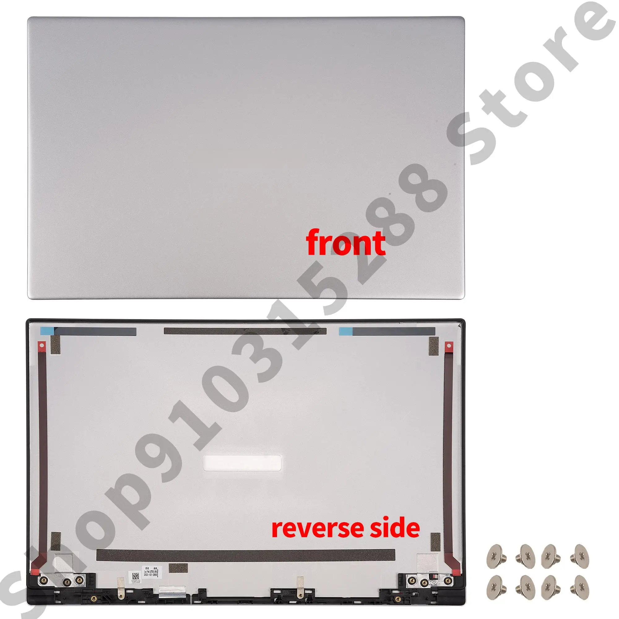 Metal moldura frontal Palmrest, caixa inferior, prata e cor cinza, MateBook D14, NbB-WAH9P, NBIL, NBM, NwM-WFQ9, tampa traseira LCD, novo