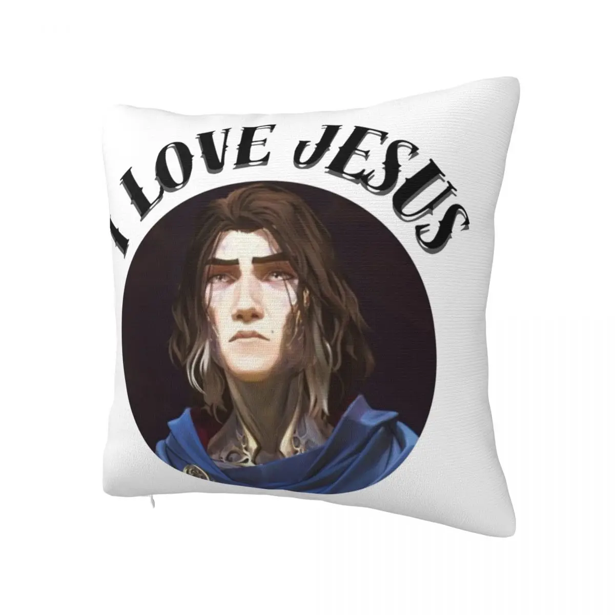 I Love Jesus Vi Arcane Pillowcase Printing Polyester Cushion Cover Decor L-Leagues of Legend Pillow Case Cover Home Zipper