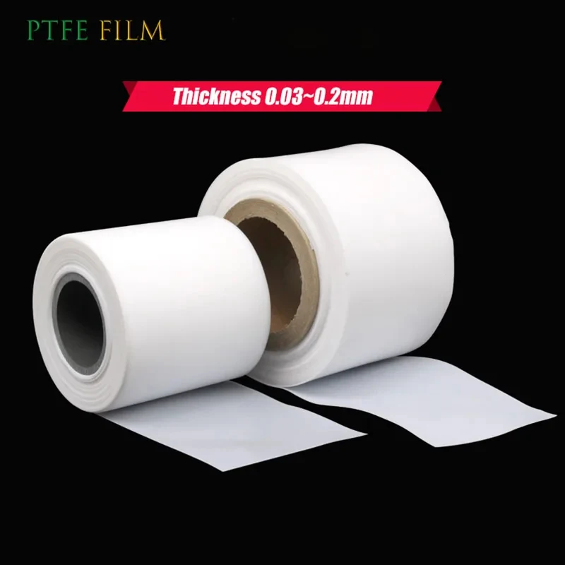 

White PTFE Film 0.03-0.2mm Thick / High Temperature Resistant 260℃ Ultra Thin Polytetrafluoroethylene Sheet