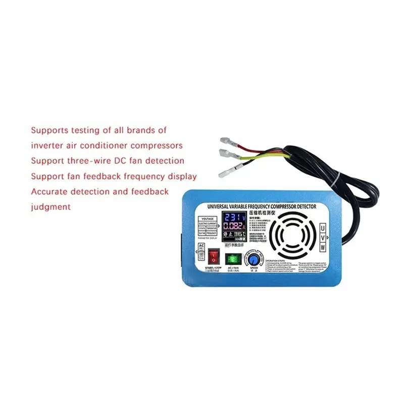 AB47-Pulse Solenoid Valve Inverter Board Tester 1-3HP Refrigerator Compressor Refrigerator Test Tool EU PLUG