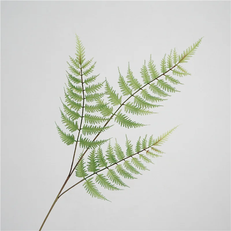 5Pcs Nordic Artificial Green Plants Home Decor Fern Leaves Wedding Backgroun Decoration Party Garden Fake Tree Landscaping Plant