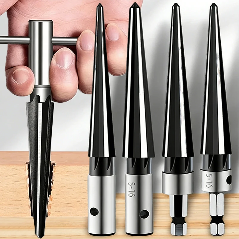 

Ручная коническая шестигранная развертка, электрические дрели, шестиугольная Т-образная ручка, конические развертки, металлическая деревообрабатывающая развертка, принадлежности для инструментов