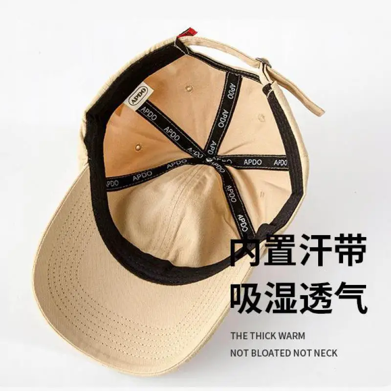55-62 cm Große Größe Soft Top Stickerei Baseball Caps Für Frauen Männer Baumwolle Snap Back Trucker Hut im Freien Casual Sport Gorras – Detail 3