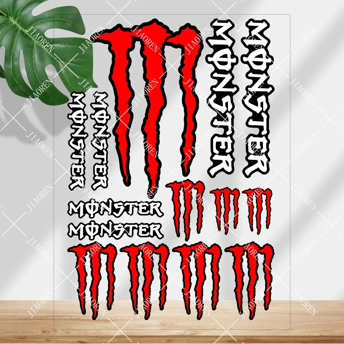 عيد الميلاد الوحش الطاقة ملصق شعار دراجة نارية خزان خوذة سيارة الدراجة عاكس ملصق مائي كيت لياماها كاواساكي سوزوكي هوندا # 2