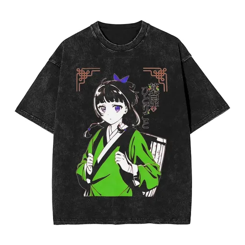 Imagen 2 del producto Camisetas Bayingimg de la temporada 2 de The Apothecary Diaries Maomao, camisetas de algodón para hombres y mujeres, Camiseta de manga corta con cuello redondo, ropa estampada