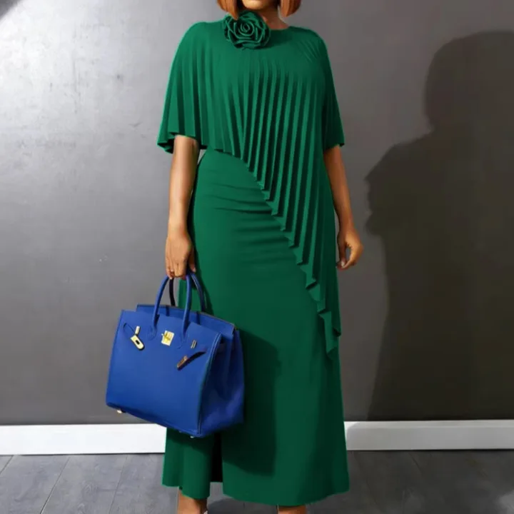 

Women Dresses Long Dress Floral Vestidos Pleated Y2k Streetwear Full Sleeve Casual Sexy Elegant Splice Party Night Work 2026